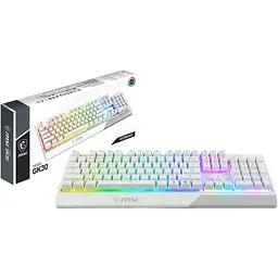 Клавіатура MSI Vigor GK30 USB UA White (S11-04UA301-CLA) - мініатюра 5