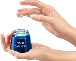 Нічний СПА крем-гель Vichy Aqualia Thermal для глибокого зволоження шкіри обличчя 75 мл - мініатюра 11