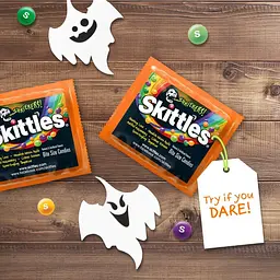 Драже Skittles Shriekers Sour Fun Size Halloween Candy 240г - мініатюра 4