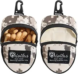 Міні-сумка для прогулянок і пакетів BRIVILAS Dog Poop Bag Holder Brown camouflage - мініатюра 7