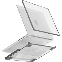 Пластикова накладка (верх та низ) DK HardShell Case для Apple MacBook Pro 14` M1-M6 (2021-2026) Gray [169145]