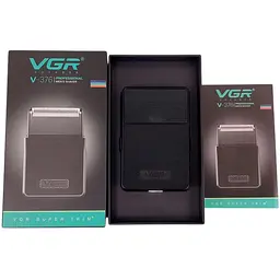 Електробритва VGR V-376 Green Shaver з висувним тримером зелена (44961-V-376_208) - мініатюра 6
