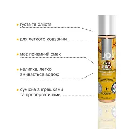 Змазка на водній основі JO H2O — Juicy Pineapple (30 мл) без цукру, рослинний гліцерин - мініатюра 3