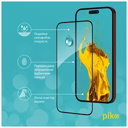Скло захисне Piko Full Glue Apple iPhone 15 Pro (1283126575464) - мініатюра 5