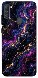 TPU чохол Demsky Purple space marble для Samsung Galaxy A11