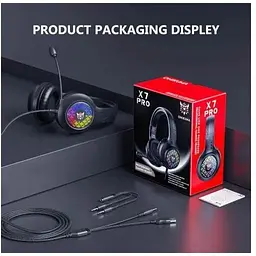 Навушники Onikuma Gaming with LED X7 Pro - мініатюра 7