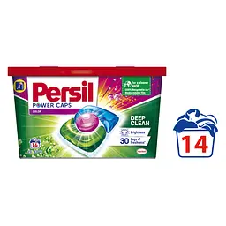 Капсули для прання Persil Power Caps Колор, 14 шт. - мініатюра 2