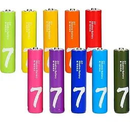 Батарейки ZMI Rainbow AAA Alkaline (AA701) набір 10 штук - мініатюра 2