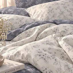 Комплект постільної білизни Love You Lumi Євро 200×220 см сатин 200TC сірий (ly32086) - мініатюра 2