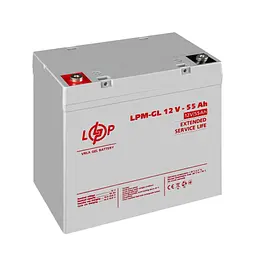 Аккумулятор гелевий Logicpower LPM-GL 12 V - 55 Ah - мініатюра 5