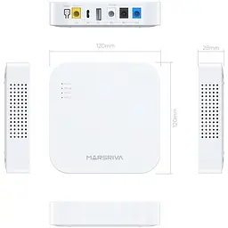 ДБЖ Marsriva DC Router UPS KP4 Max 3xDC+USB+USB-C OUT, 5V/9V/12V 18W 20000 mAh (74Wh) Li-Ion - мініатюра 5