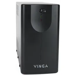 Пристрій безперебійного живлення Vinga LED 600VA metal case with USB (VPE-600MU) - мініатюра 9