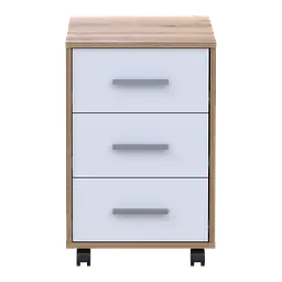 Тумба Doros Т3 Дуб Евок/Білий ДСП 43х42х66.4 (41901068)
