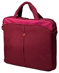 Сумка для ноутбука 10" Continent CC-010 Cranberry Червона, нейлон/поліестер, 28,5 х23, 5х3, 5 см