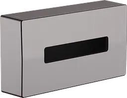 Диспенсер для серветок Hansgrohe AddStoris 6.2 х 14.5 x 25.5 см Brushed Black 41774340, Шліфований чорний хром
