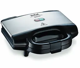 Сендвічмейкер Tefal Ultracompact 700Вт 1 пластина-гриль корпус-пластик чорно-сріблястий (SM157236)