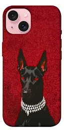 TPU чохол Demsky Premium doberman для Apple iPhone 15 (6.1")