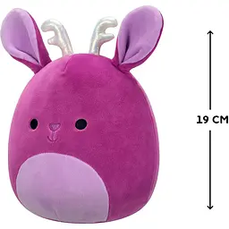 М'яка іграшка Squishmallows Джекалоп Марія Дель Мар 19 см фіолетова (SQCR06617) - мініатюра 7