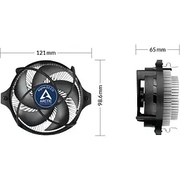 Вентилятор для процесора Arctic Cooling Alpine 23 CO AMD (AM4/AM5) - мініатюра 2