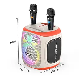 Портативна Bluetooth-колонка Hopestar Party 130 Чорний - мініатюра 3