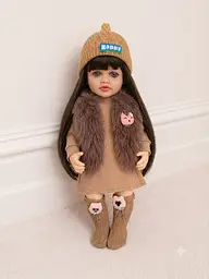 Реалістична Кукла Реборн 55 см повністю вінілова Doll Reborn Baby К0100203 - мініатюра 4