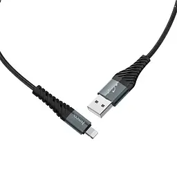 Кабель Hoco X38 Pisces Cable USB to Lightning 2,4A 1m Black