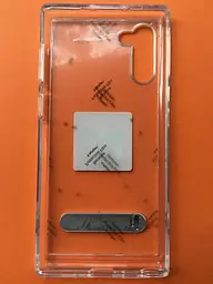 Чохол прозорий із підставкою Spigen Ultra Hybrid S для Samsung Galaxy Note 10 Crystal Clear - мініатюра 9