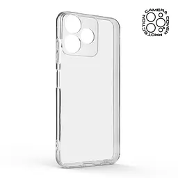 Прозрачный чехол для ZTE Blade V50 Design 4G с защитой камеры, тонкий, силиконовый, бесцветный, ударопрочный, противоударный бампер с закрытой камерой, ArmorStandart (ARM70708) - мініатюра 2