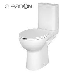Унітаз-компакт без сидіння Cersanit Etiuda 593 CleanOn 011 3/6 л для людей з особливими потребами 30412 - мініатюра 3