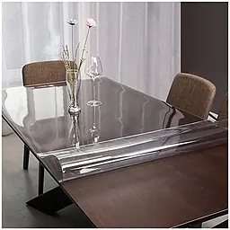 М'яке скло силіконова скатертину на стіл Soft Glass Захист для меблів (3.7х1.2 м) товщина - 2,0 мм Прозоре - мініатюра 7