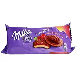 Печиво Milka Choco Dessert Rasberry з малиновою начинкою 147 г