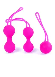 Набір вагінальних кульок Silicone Kegal Balls Set Pink
