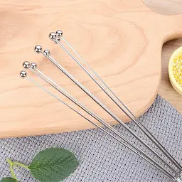 Вінчик кульковий з нержавіючої сталі 26 см, Kitchen Master Сріблястий 87353 - мініатюра 9