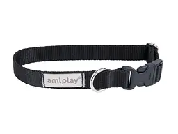 Нашийник для собак Amiplay Samba S 20-35 * 1,5 см - чорний