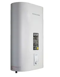 Водонагрівач Ocean FLAT BASIC 80 Л, 2,0 кВт, "мокрий", прямокутний, вертикальний, білий (RZB80M ET+WT) - мініатюра 2