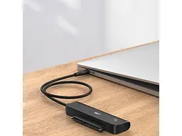 Адаптер SATA UGREEN CM321 USB 3.0 Type-C to SATA III Black (70610) - мініатюра 3