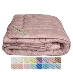 Ковдра двоспальна стьобана з мікрофібри 4 сезони Damani 21859 175х210 см бежева