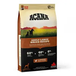 Сухий корм Acana Adult Large Breed 17 кг для дорослих собак великих порід (курка, камбала)