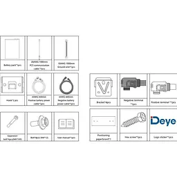 Акумулятор Deye LiFePO4 48V (51.2V/100Ah/5120Wh) (SE-F5Pro-L) [153570] - мініатюра 8