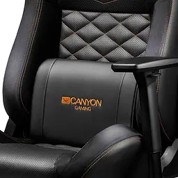 Ігрове крісло Canyon GC-7 Nightfall Black/Orange (CND-SGCH7) - мініатюра 2