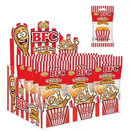 Жувальна гумка American Continental BFC Bubblegum Fried Chicken with Candy Ketchup 21г - мініатюра 5