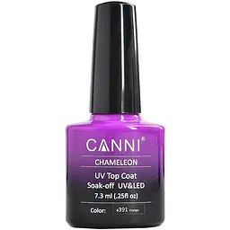 Термо фінішне покриття Canni Chameleon Top Coat №391 помаранчевий 7.3 мл - мініатюра 2