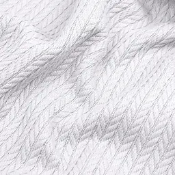 Плед покривало Cosas Snow Knitted Braid 240х260 см косичка (Blanket_02Snow_KnittedBraid_240x260) - мініатюра 4
