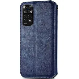 Чохол-книжка GETMAN Cubic Cover Case для Xiaomi Redmi Note 11/11S Blue [85614] - мініатюра 2