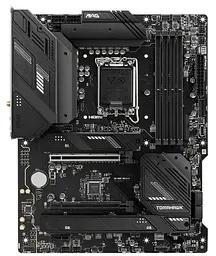 Материнська плата MSI MAG B760 TOMAHAWK WIFI (MAG B760 TOMAHAWK WIFI) (Socket 1700, Intel B760, ATX) Б/в