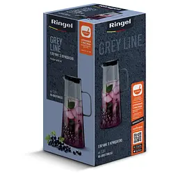 Глечик Ringel Grey Line (G) 1800 мл (RG-0003/1800 (G)) - мініатюра 3