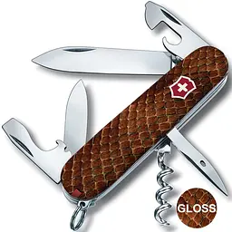 Ніж Victorinox Spartan Design 91мм 13функ Принт Шкіра кобри