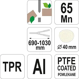 Сучкоріз Flo телескопічний 69-103 см (99113) - мініатюра 3