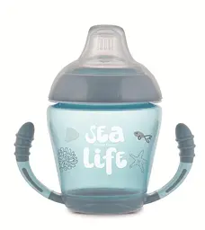 Кружка-непроливайка Canpol babies Sea Life, з силіконовим носиком, 230 мл, сірий (56/501_grey)