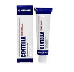 Заспокійливий крем із екстрактом центелли для чутливої шкіри Centella Mezzo Cream Medi-Peel 30 мл - мініатюра 2